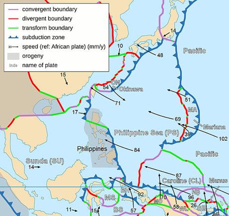 Philippine Plate Tectonics